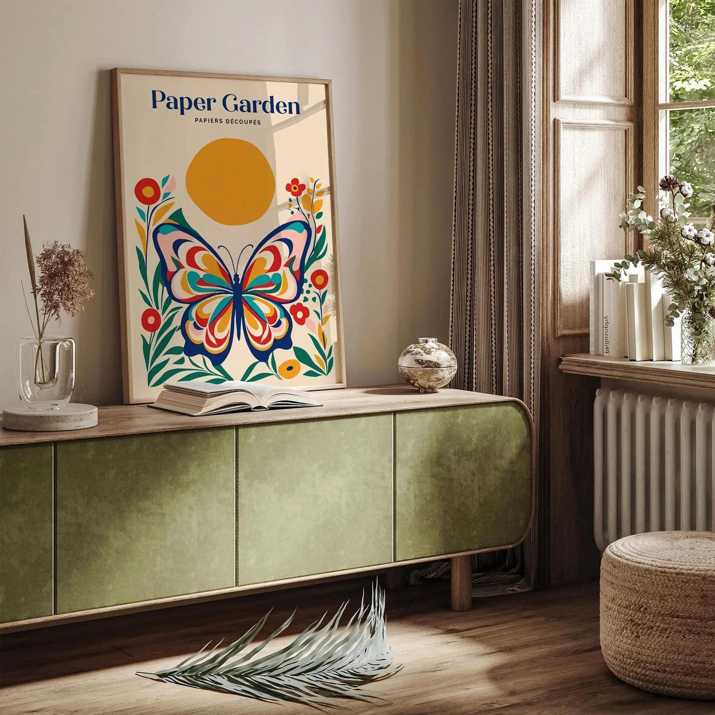 Paper Garden Print Kids Room Decor