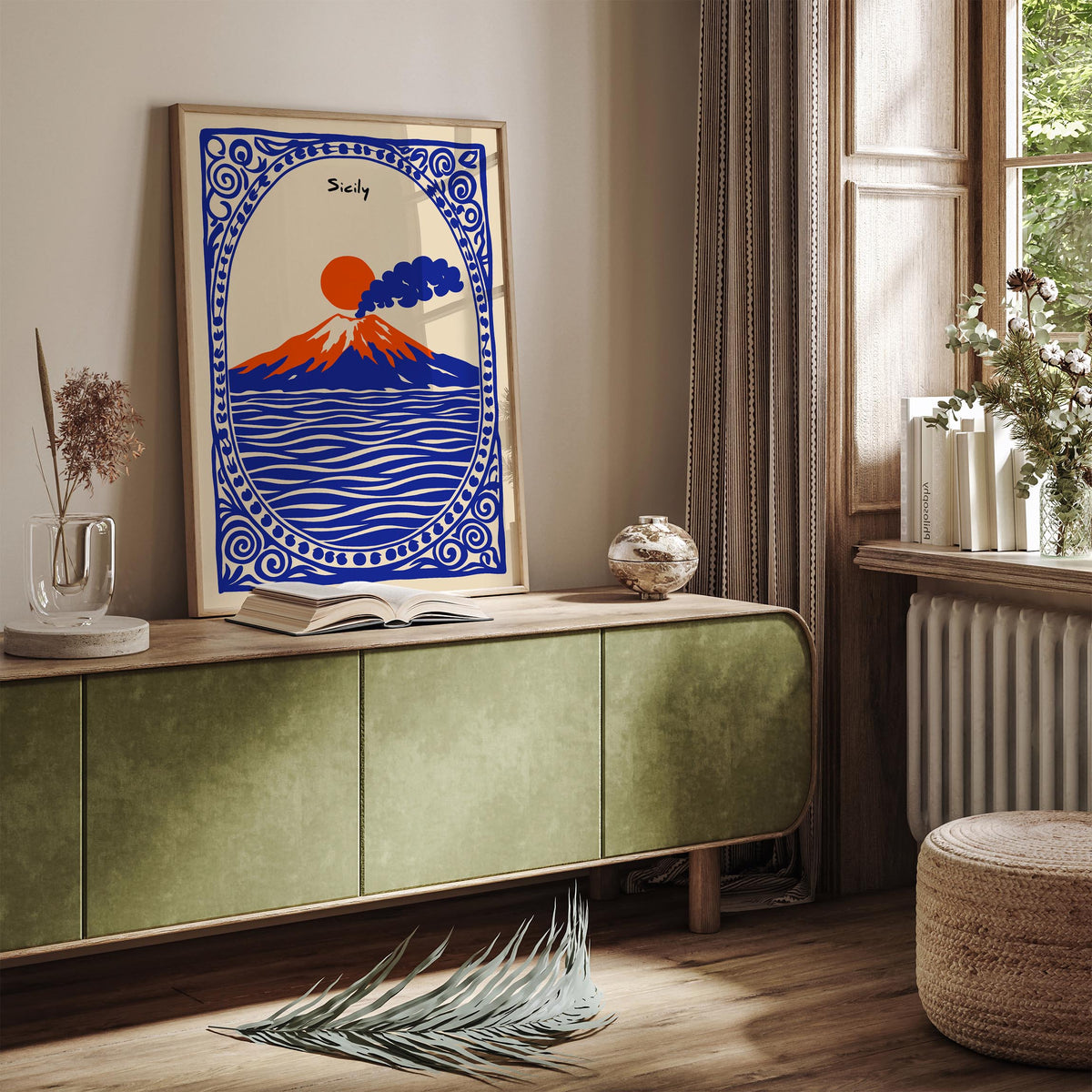 Mount Etna Sicily Poster