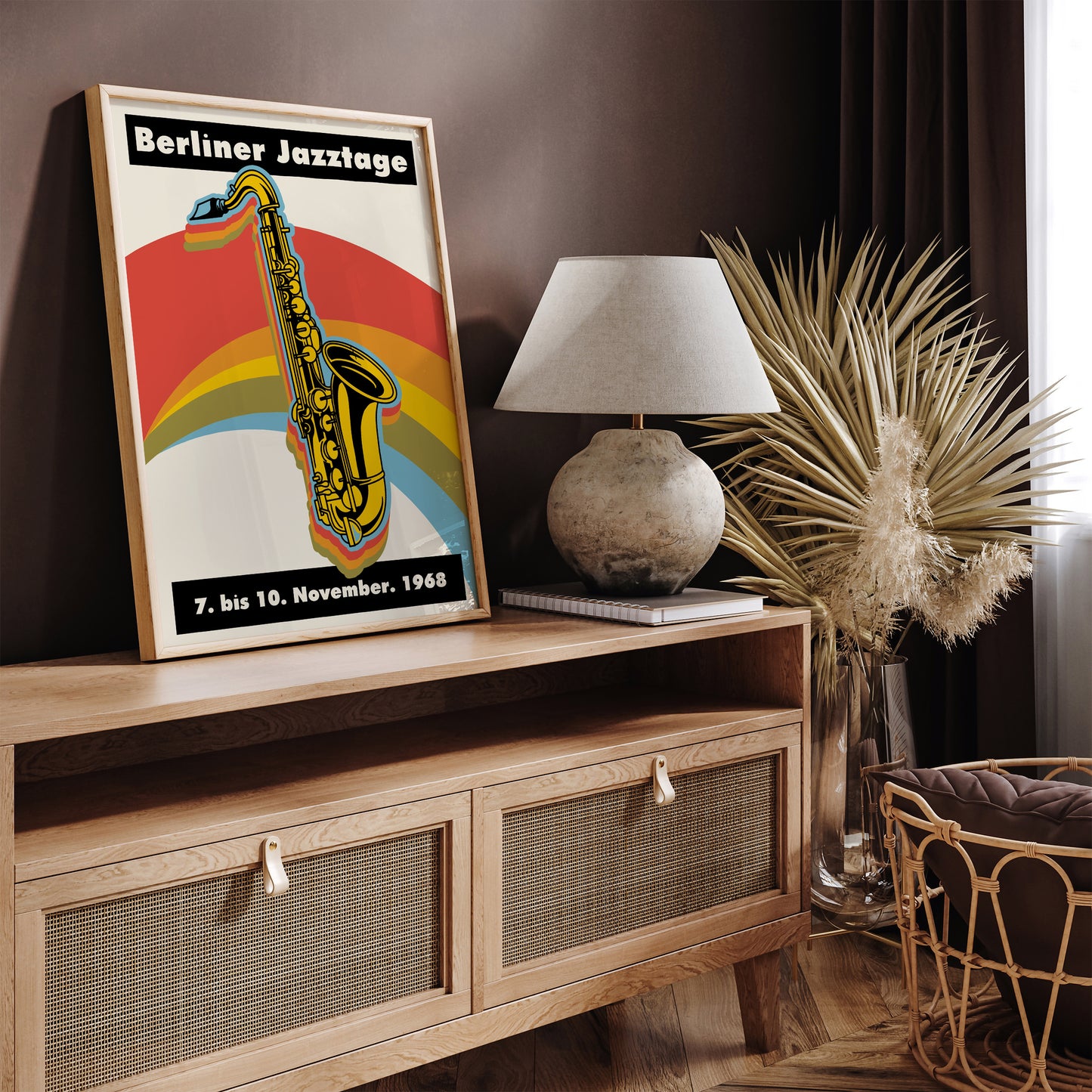 Vintage Berlin Jazz Poster