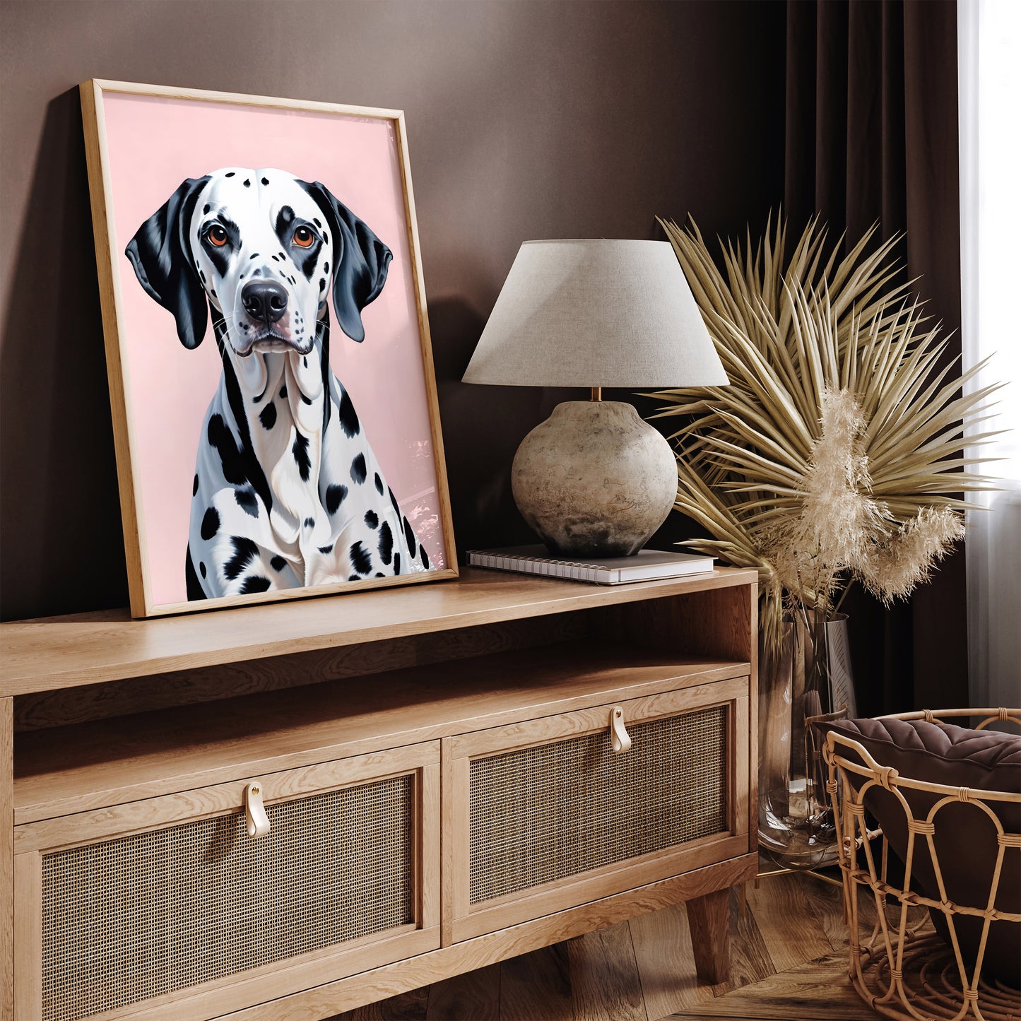 Dalmatian Dog Cute Wall Art