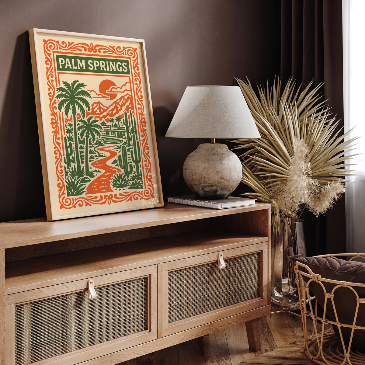 Retro Palm Springs Travel Poster