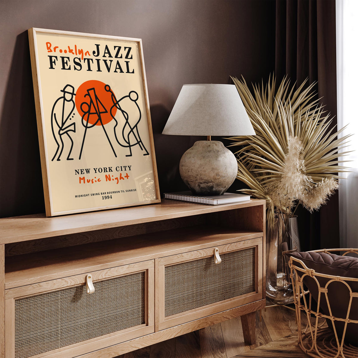 Brooklyn Jazz Festival NYC Art Poster