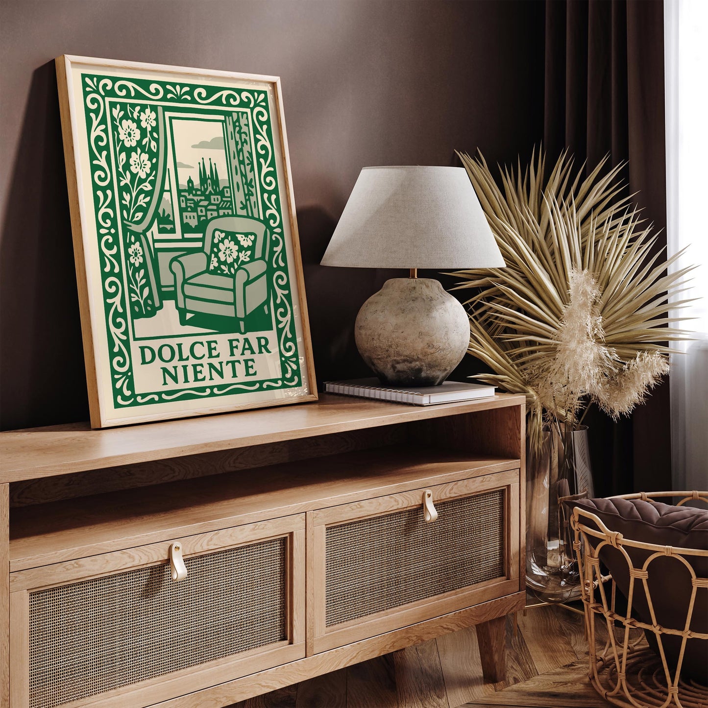 Dolce Far Niente Quote Poster