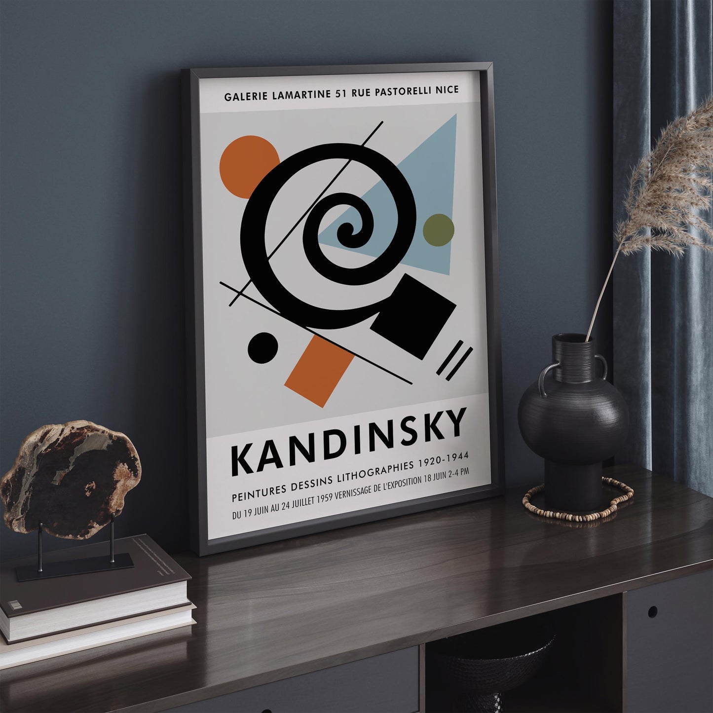 Kandinsky Exhibition Poster - Abstract Modern Art Print
