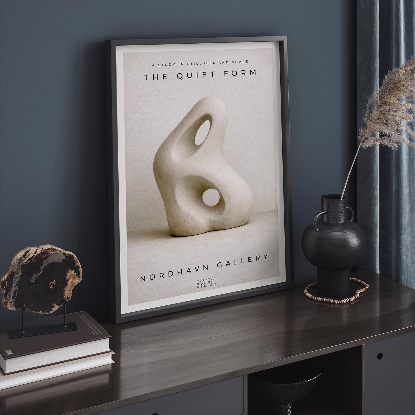 The Quiet Form Nordic Exhibition Poster