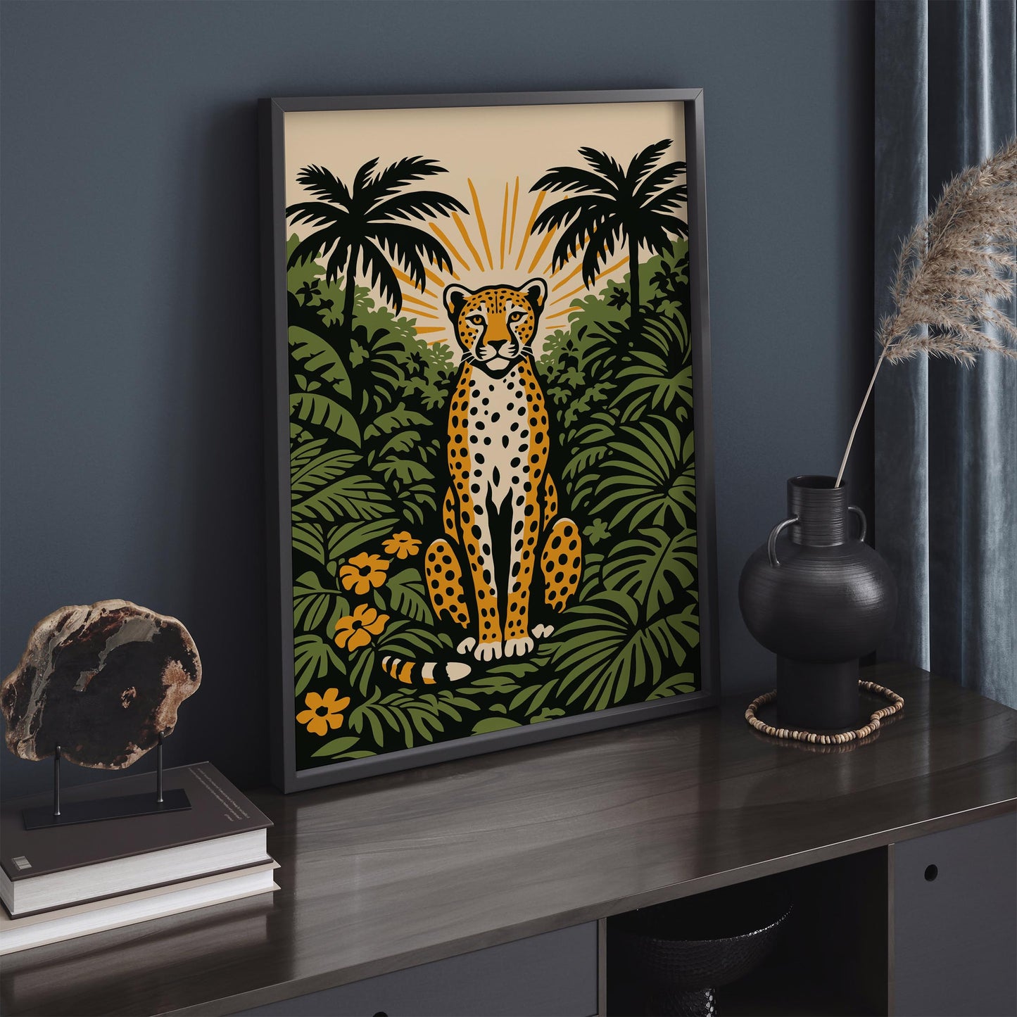 Jungle Cheetah Poster