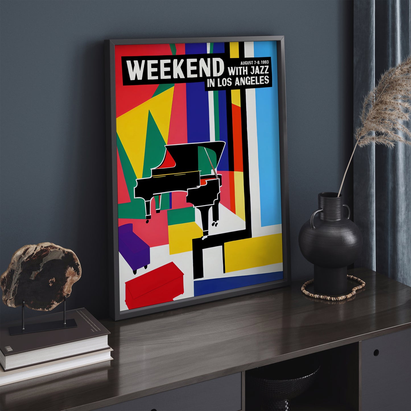 1993 Weekend With Jazz in LA Vintage Poster