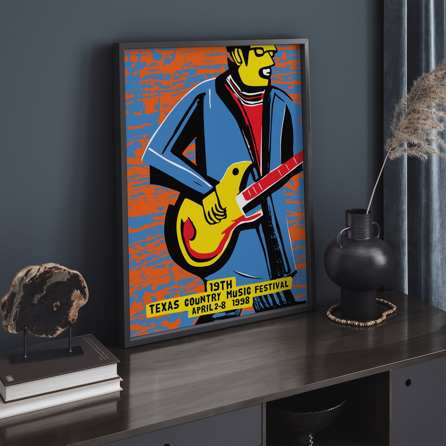 Retro Country Music Festival Texas Poster