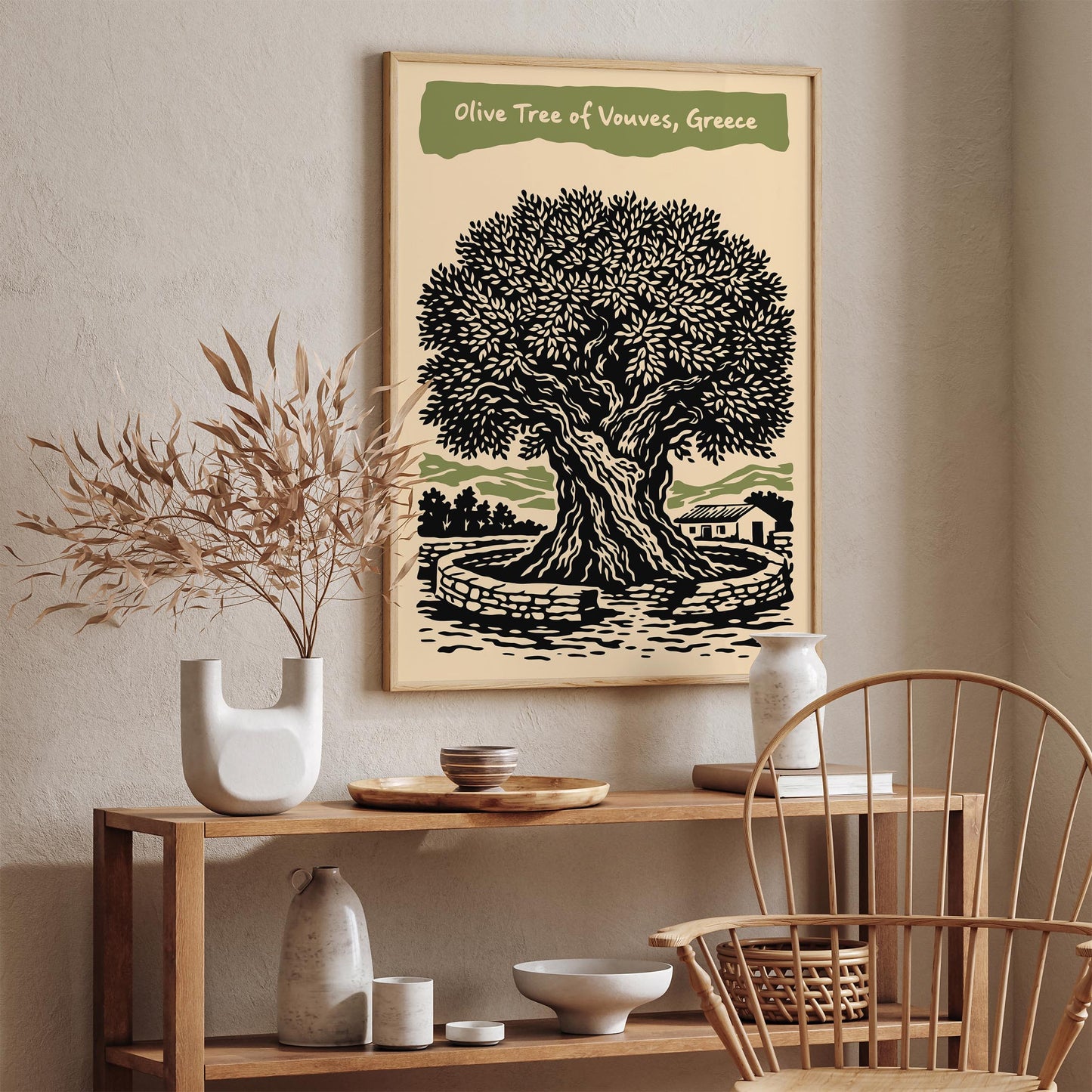 Olive Tree of Vouves Poster
