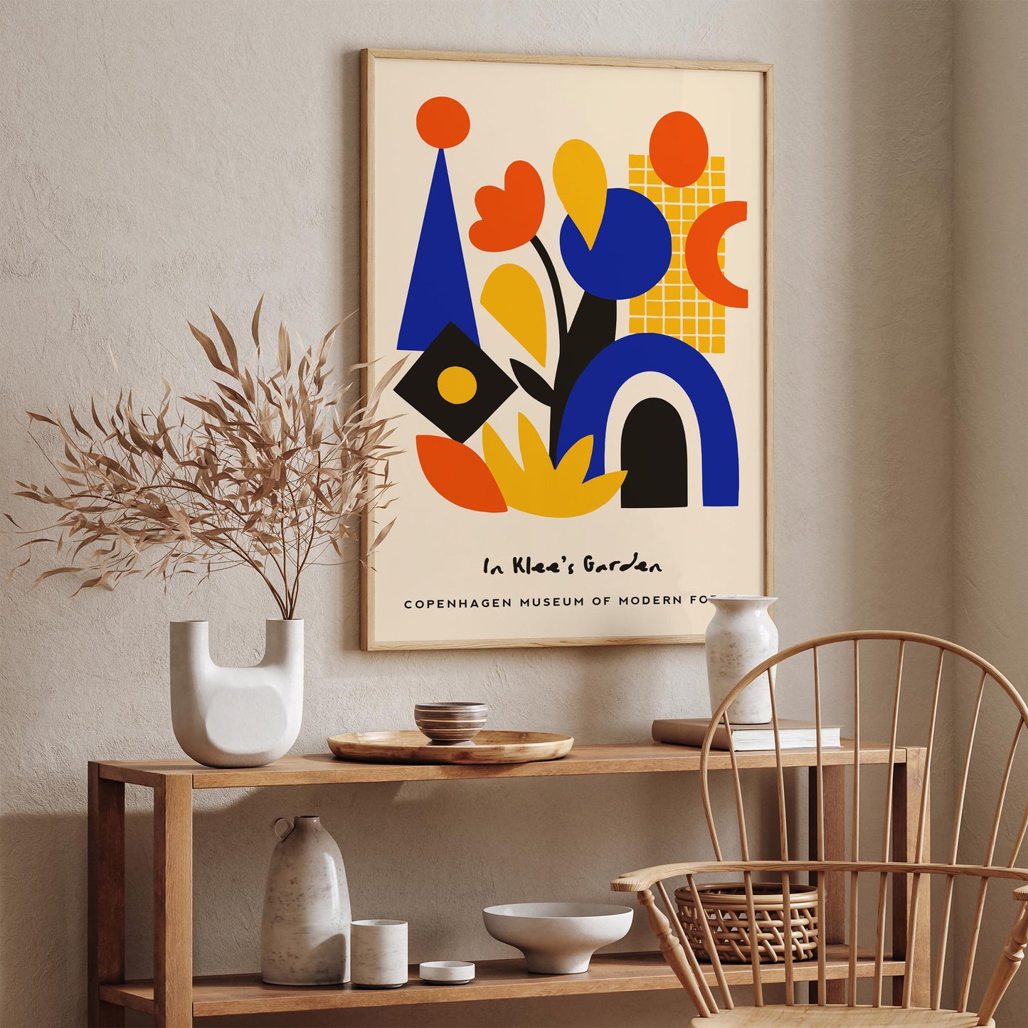 Paul Klee inspired Wall Art Print