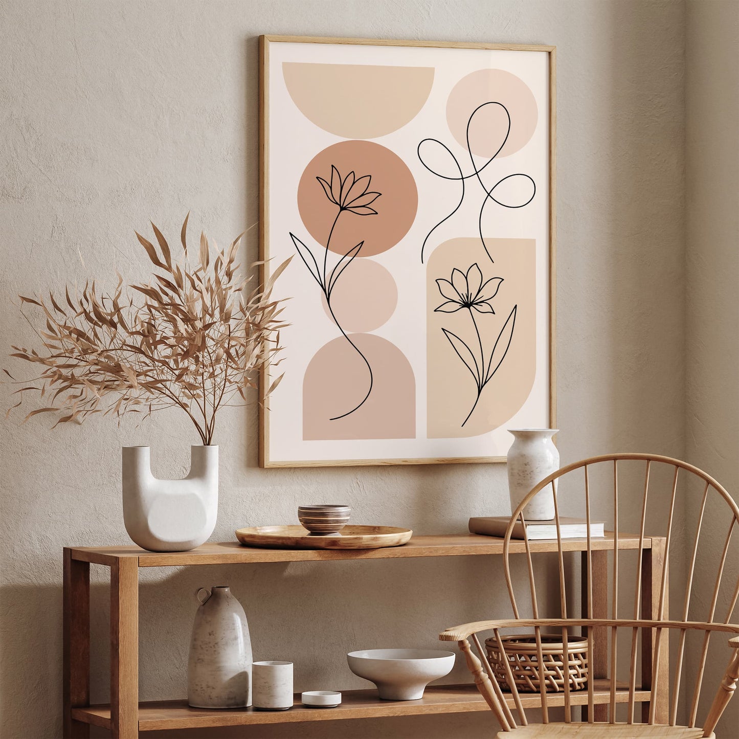 Soft Nature Art Print - Boho Home Decor 2026