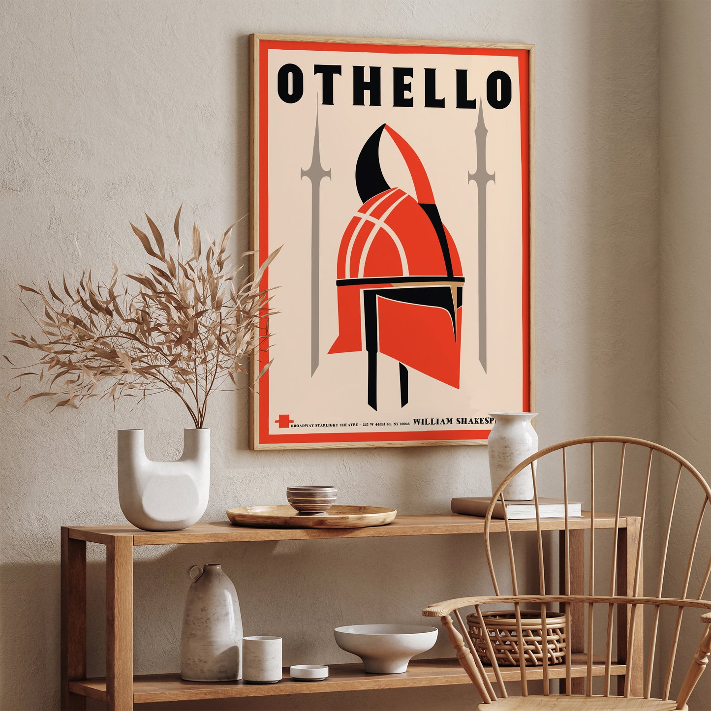 othello - Shakespeare Theater Poster