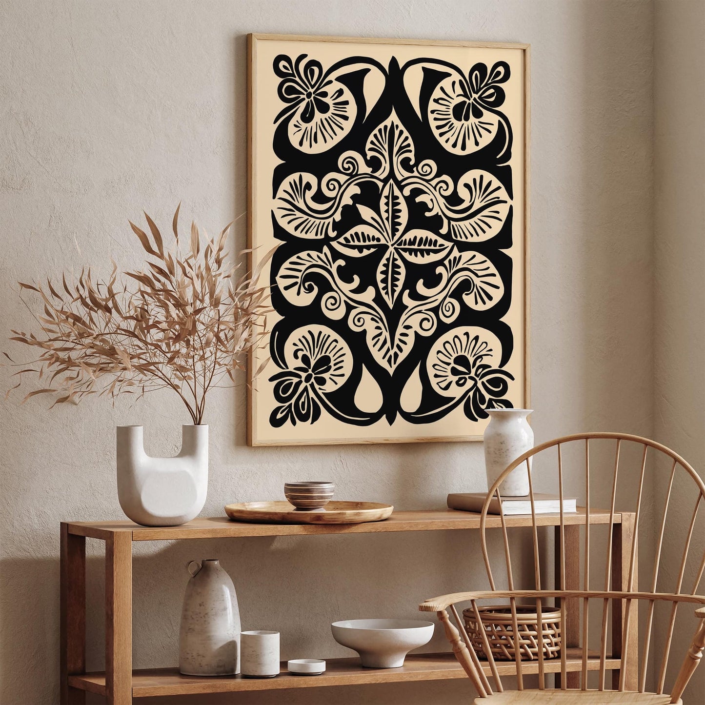 Rustic Nature Floral Art Print