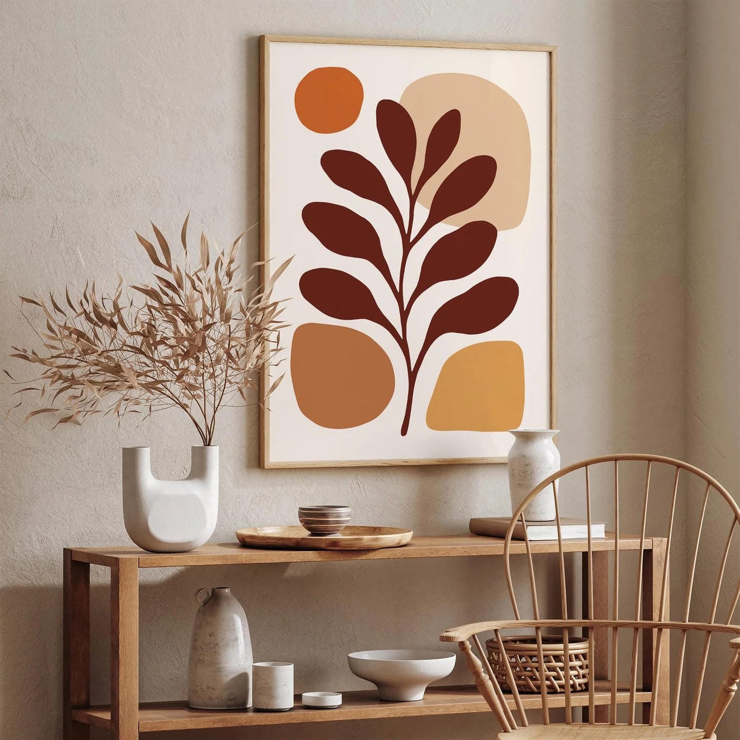 Modern Aesthetic Leaf Poster 2025