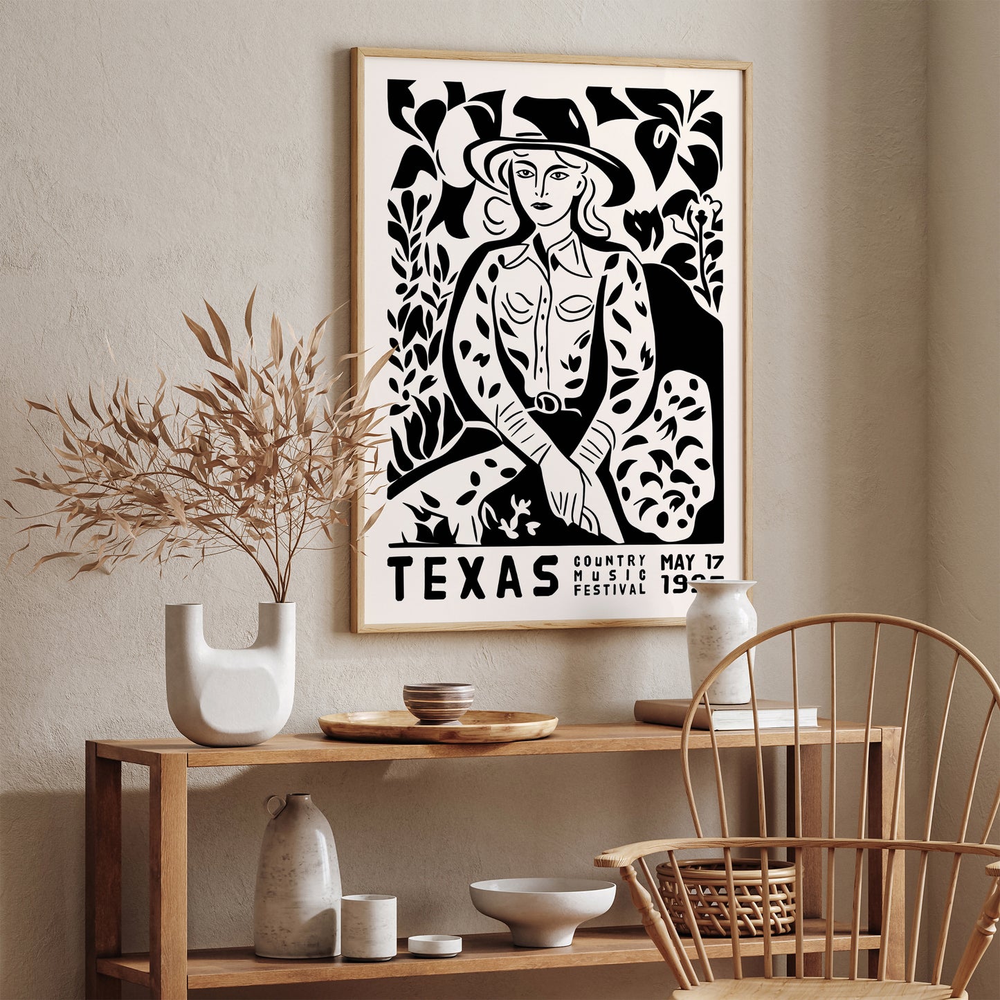 Texas Country Festival 1995 Poster