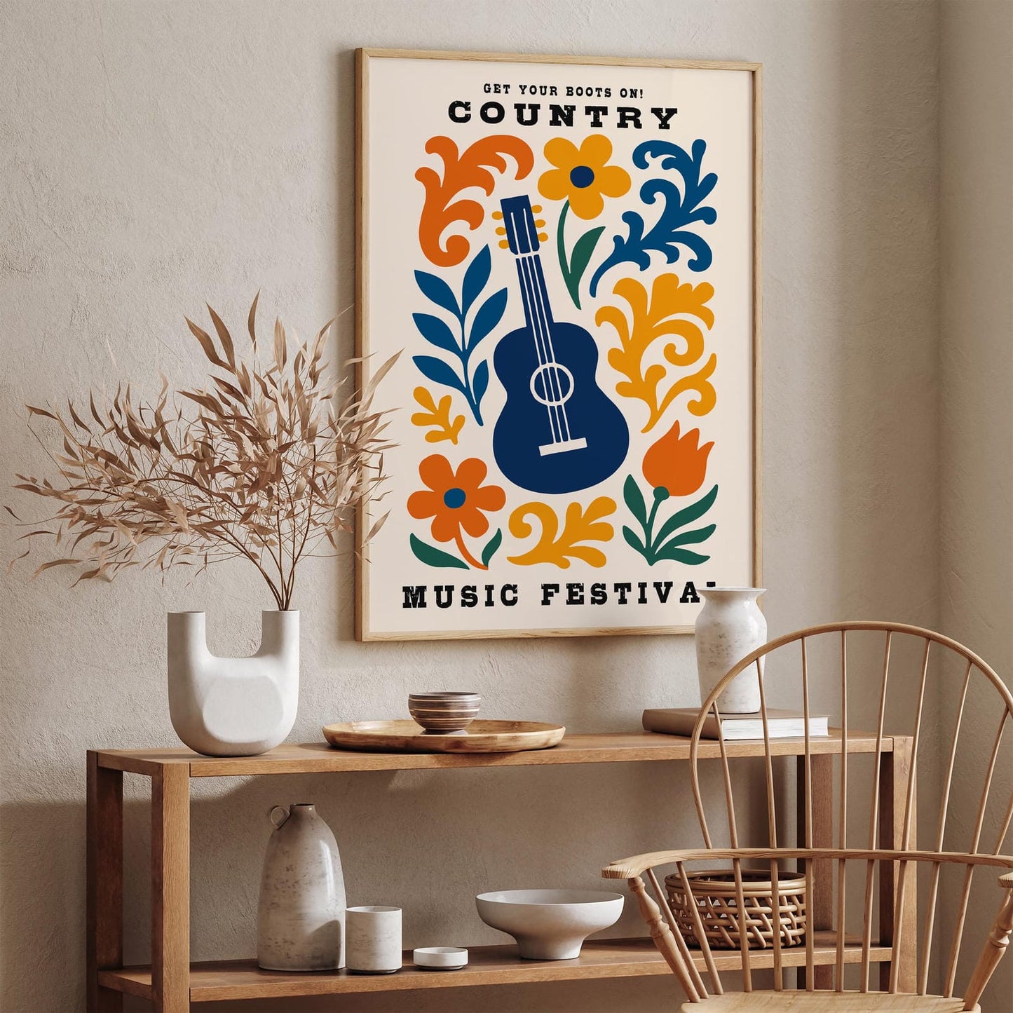 Country Music Festival Poster