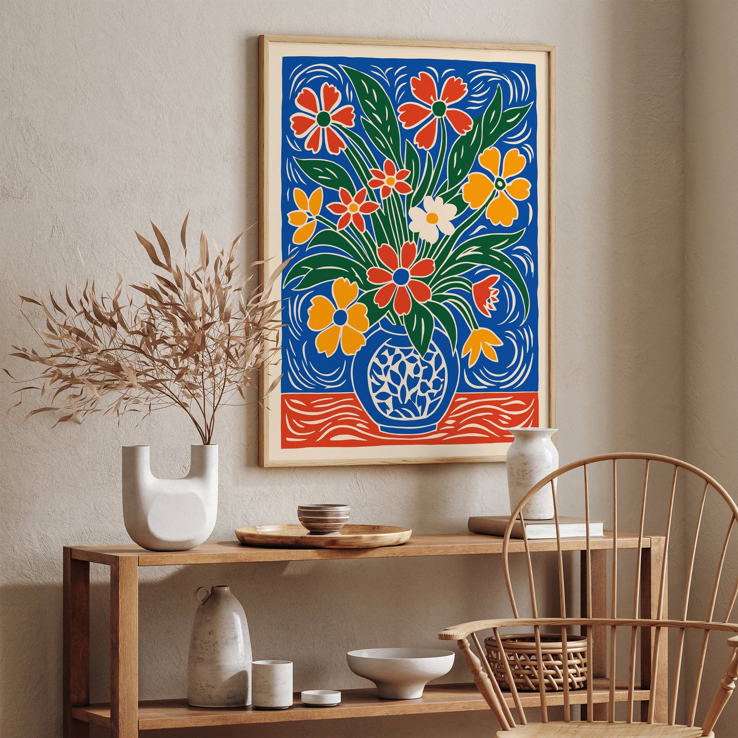 Colorful Bouquet of Flowers Poster