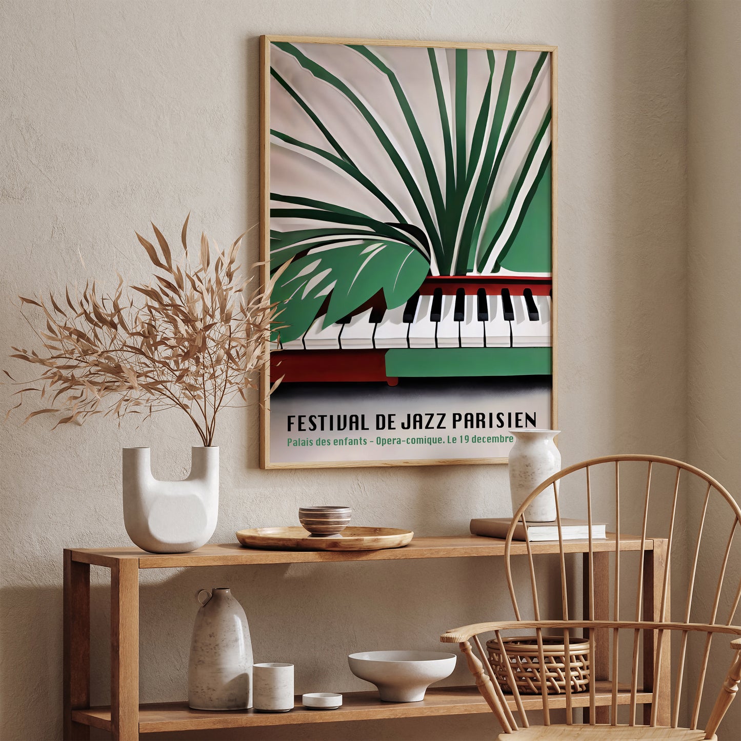 Retro 1997 Paris Jazz Festival Poster