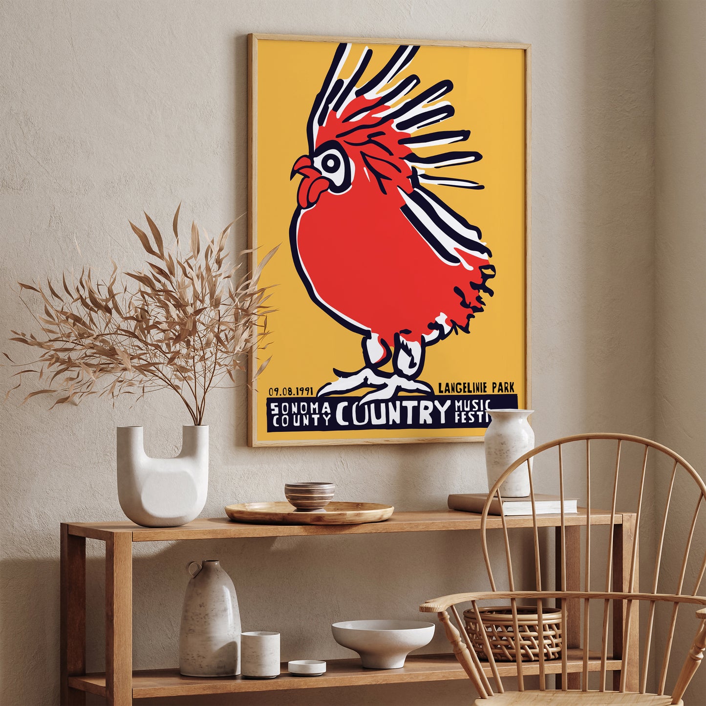 Sonoma Country - Country Music Festival - 1991 Poster