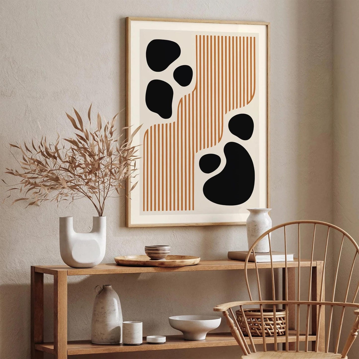 Modern Abstract Print - Scandinavian Wall Art 2025