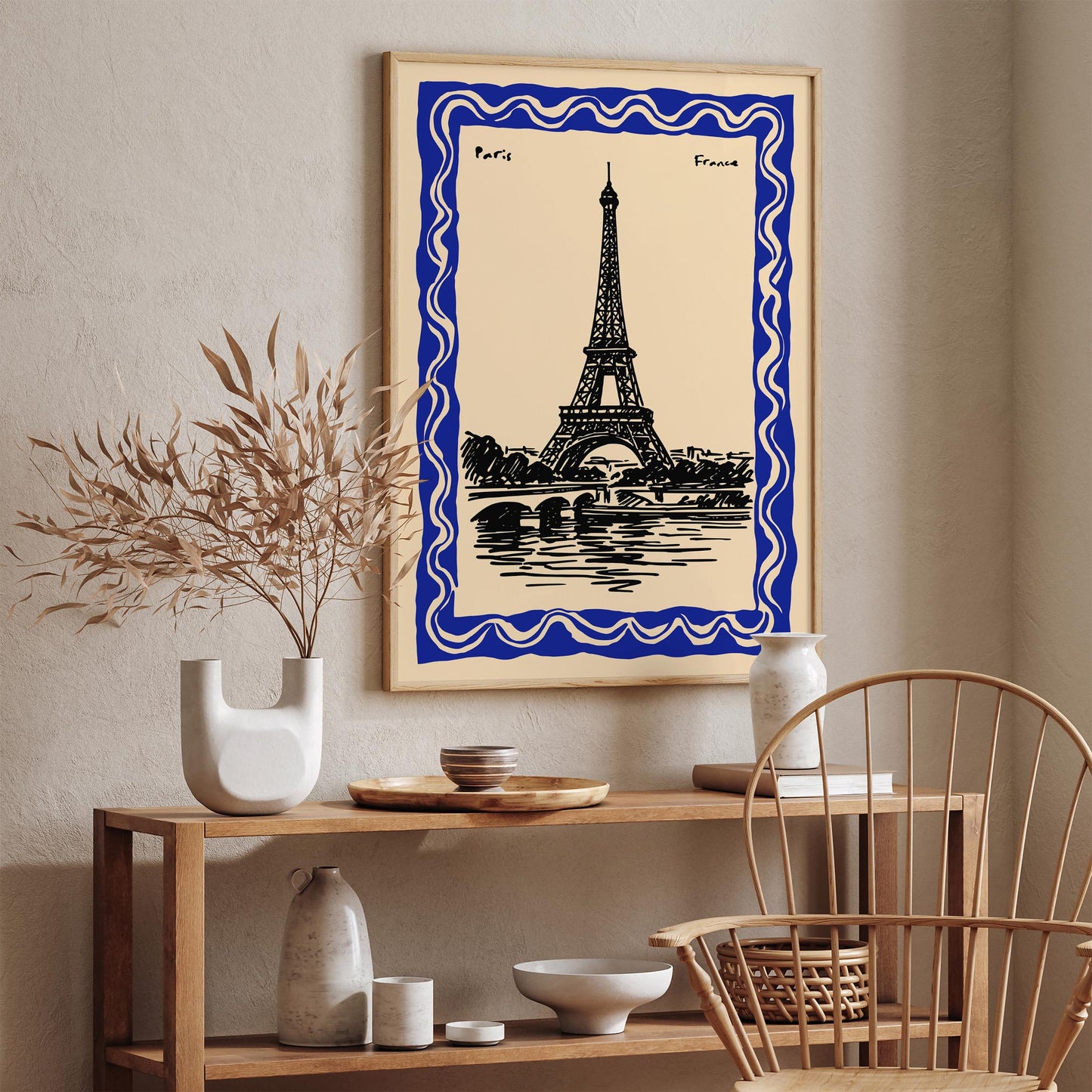 Paris France Poster - Eiffel Tower Wall Art 2026