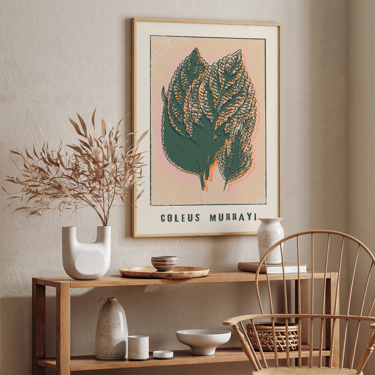 Coleus Murrayi Botanical Poster