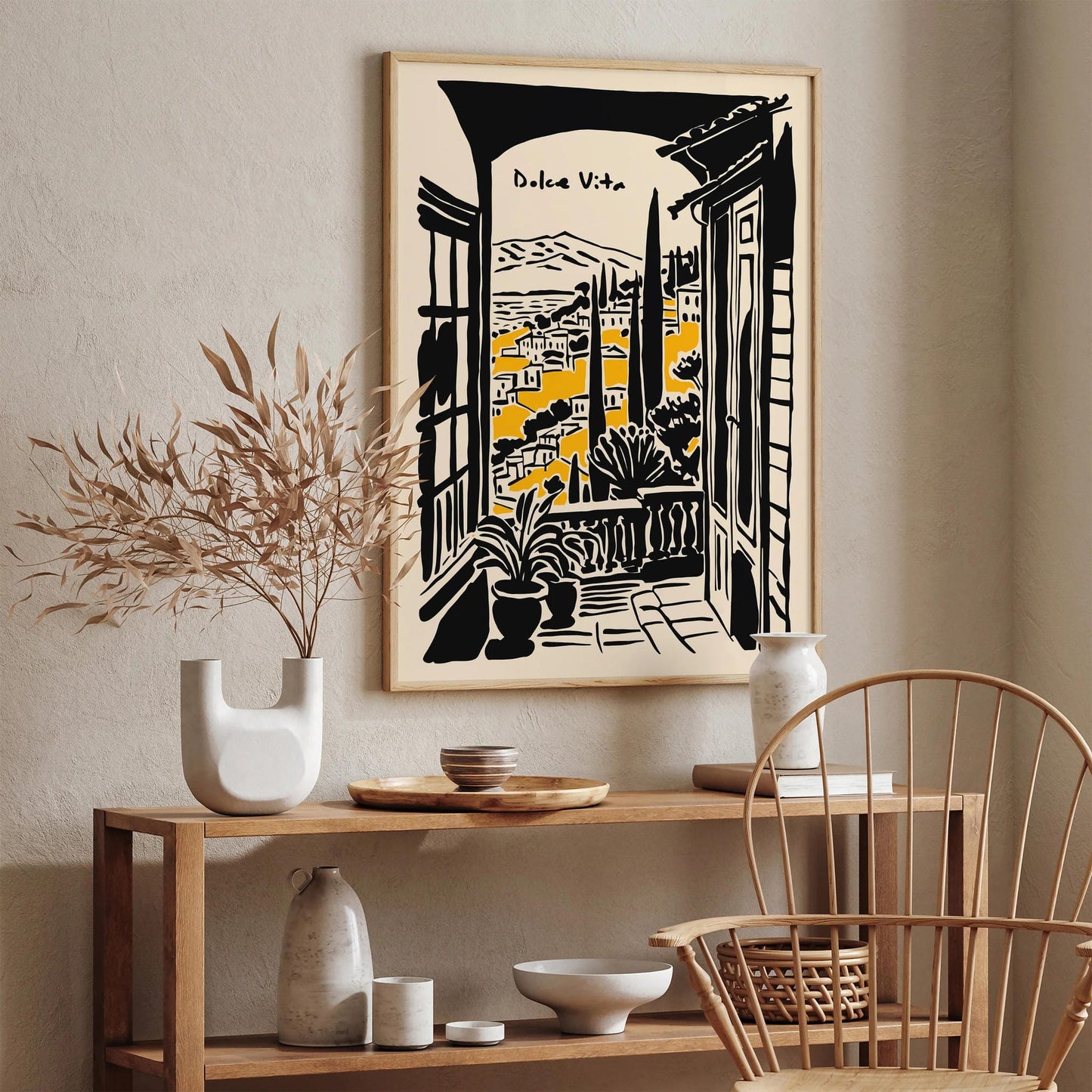 Dolce Vita Italian Scenic Art Print 2025