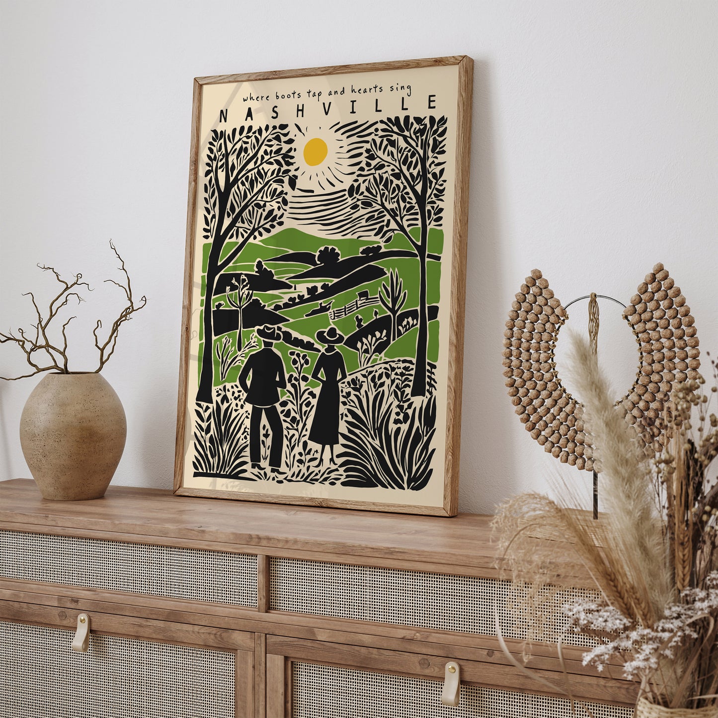 Nashville Travel Poster