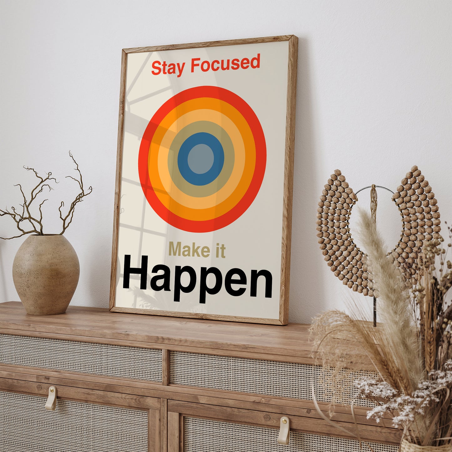 Stay Focused Motivational Poster