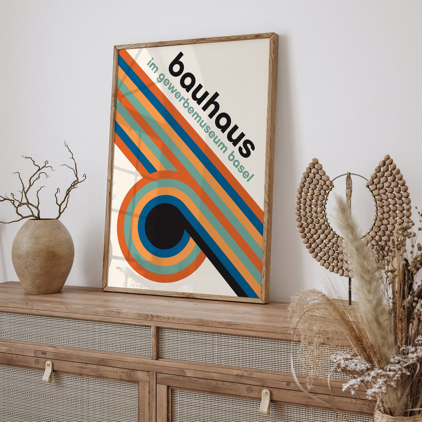 Bauhaus Rainbow Arches Poster