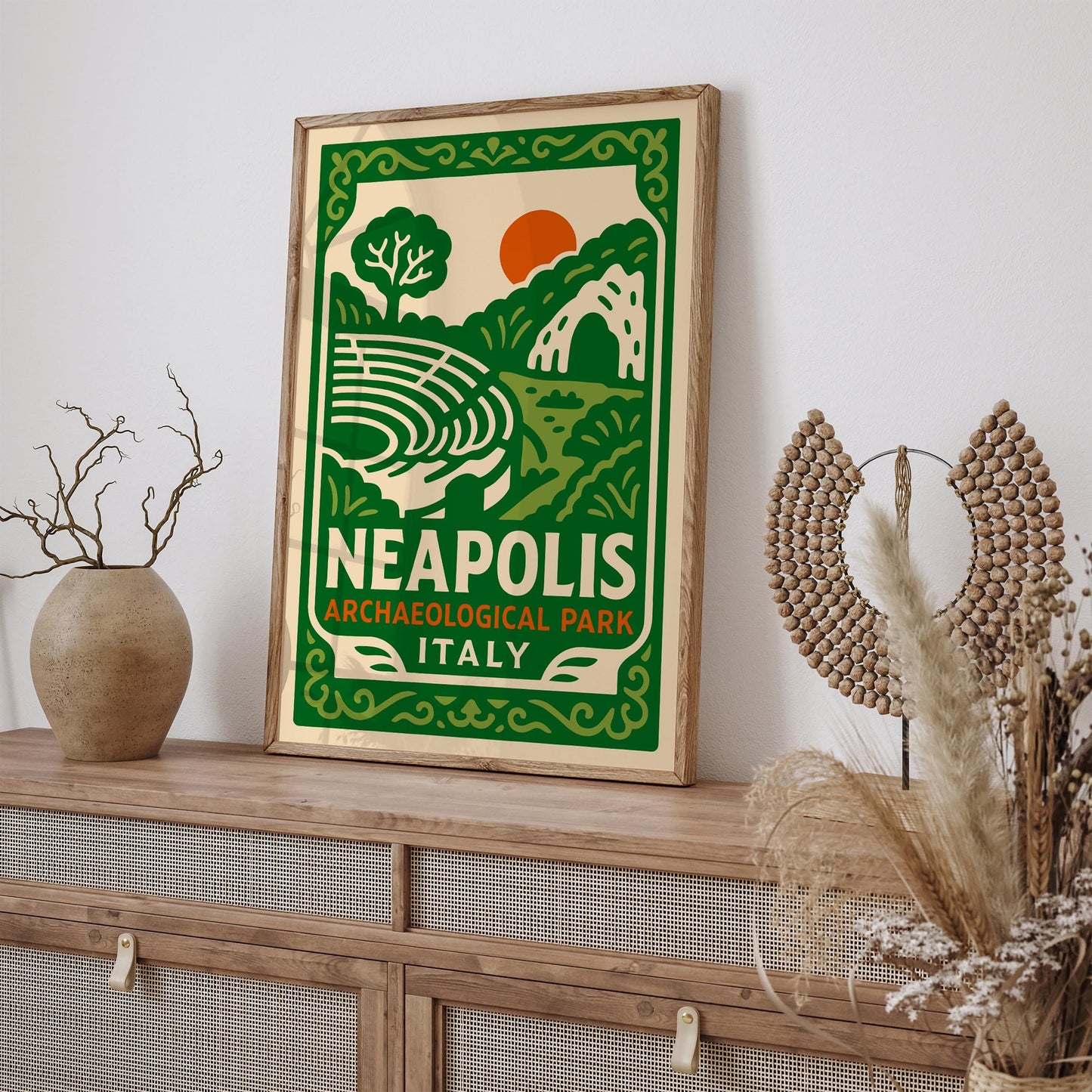 Neapolis Archaeological Park Poster - Sicily Italy Wall Art
