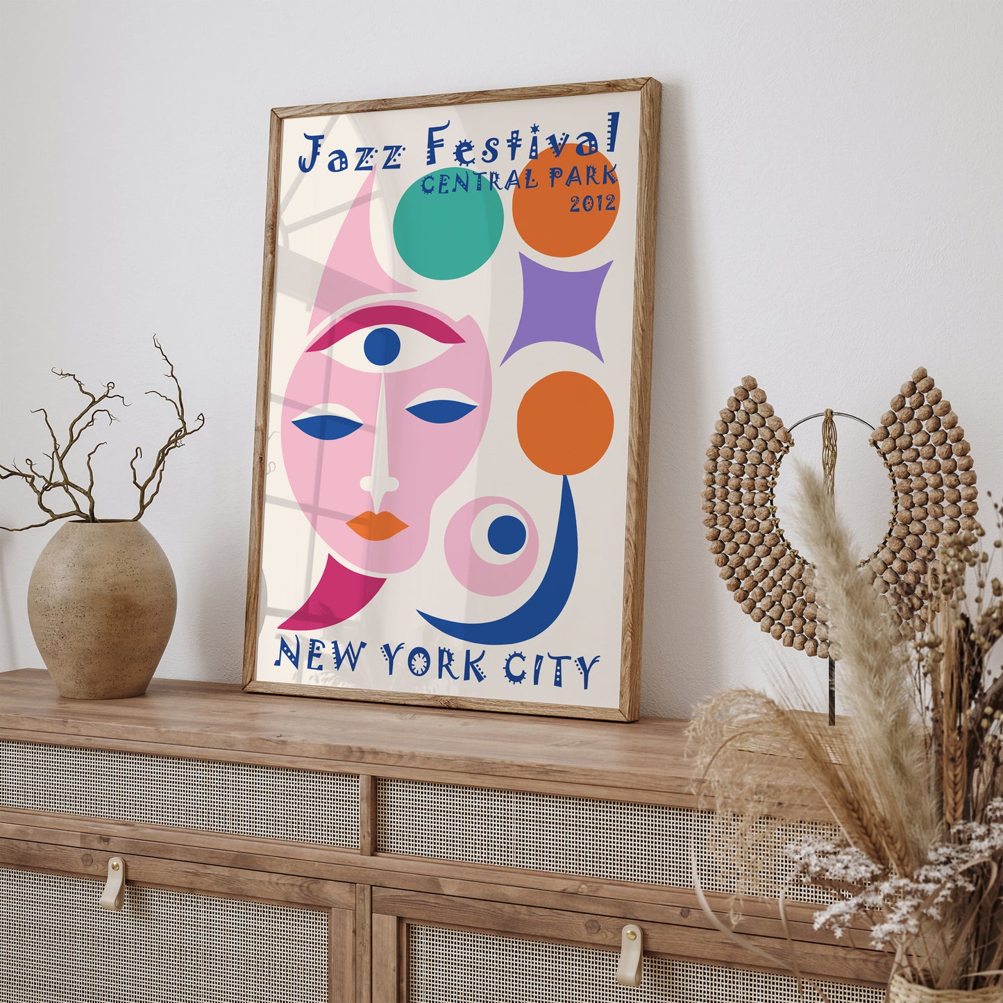 Jazz Festival NYC Central Park Music Poster