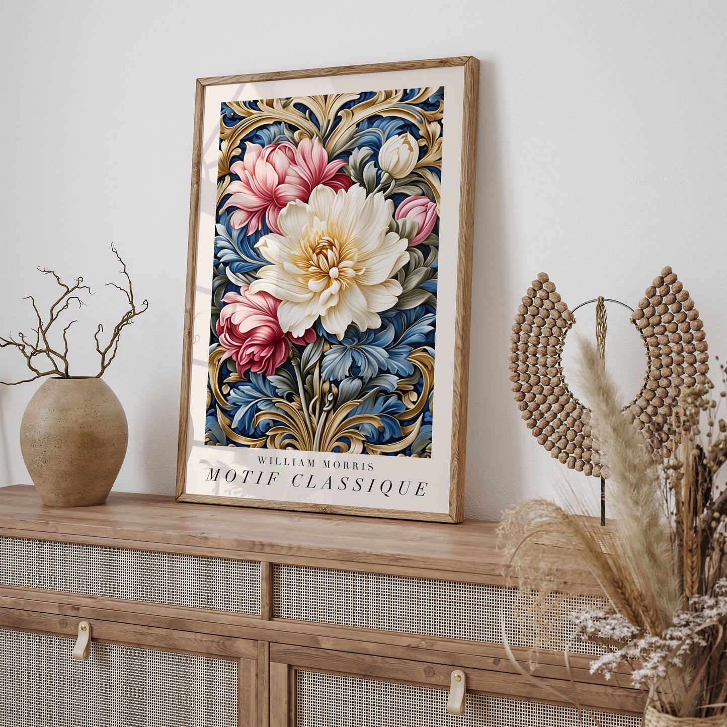 Motif Classique Floral William Morris Poster