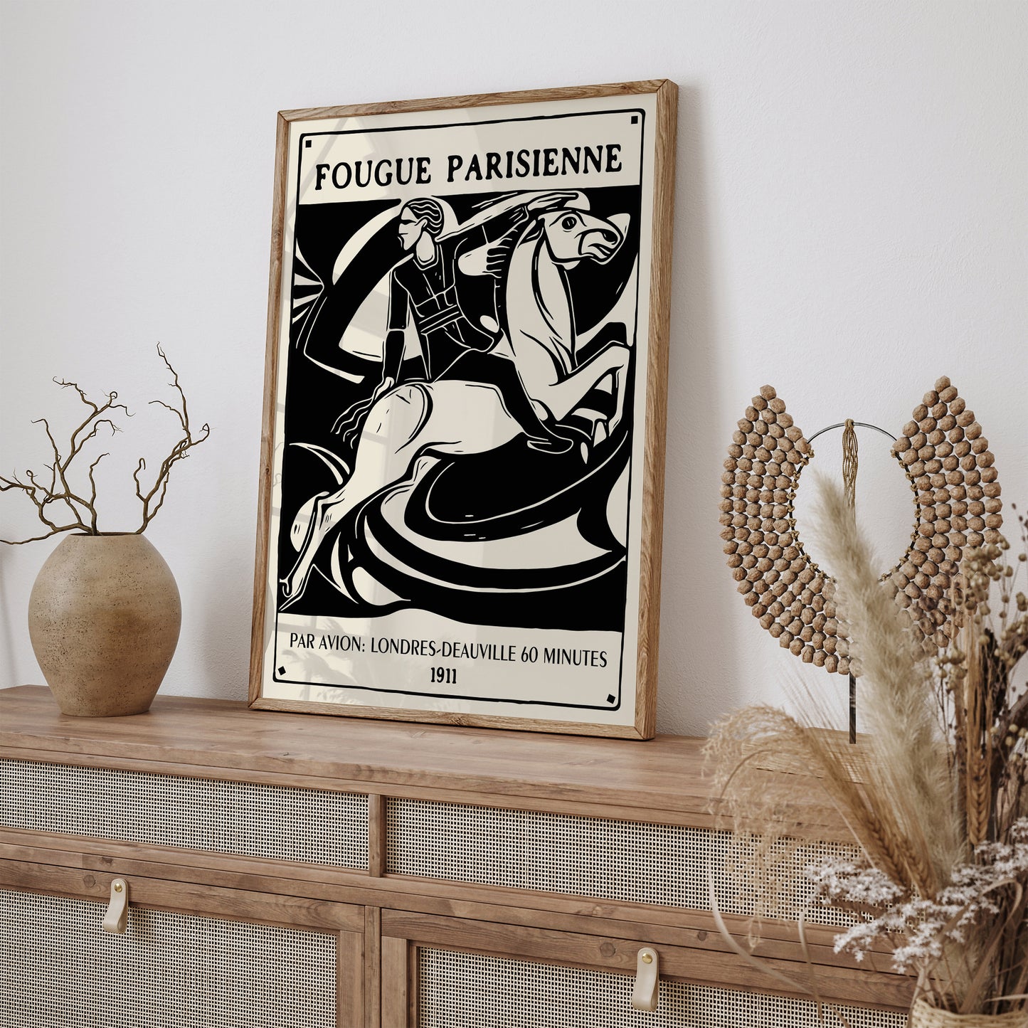 French Horse Racing Vintage Poster