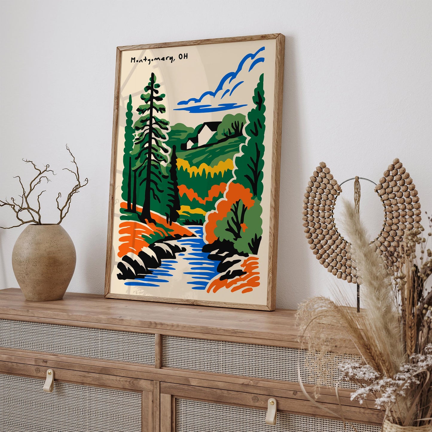 Montgomery Ohio Travel Poster