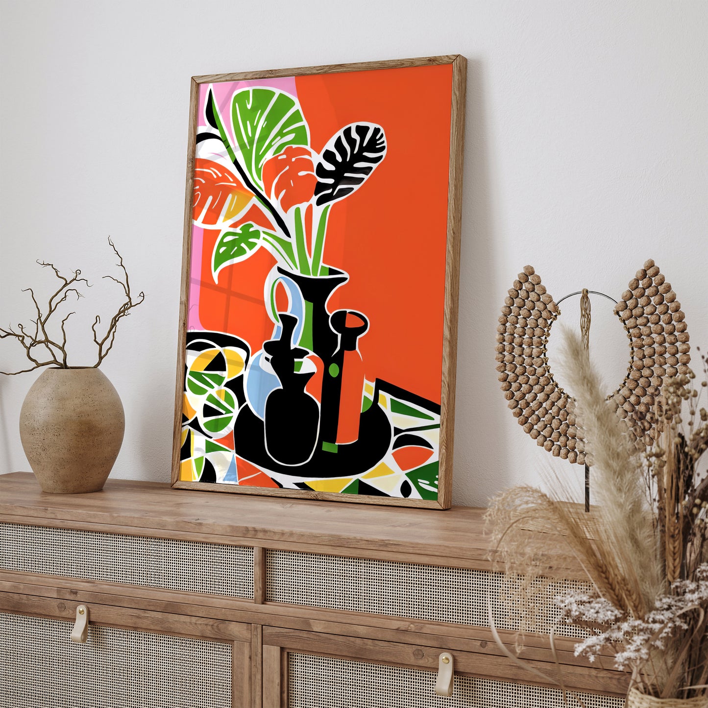 MCM Still Life Plants Artwork Poster