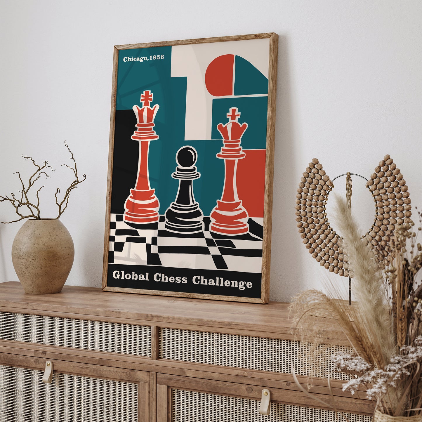 Global Chess Challenge Chicago Poster