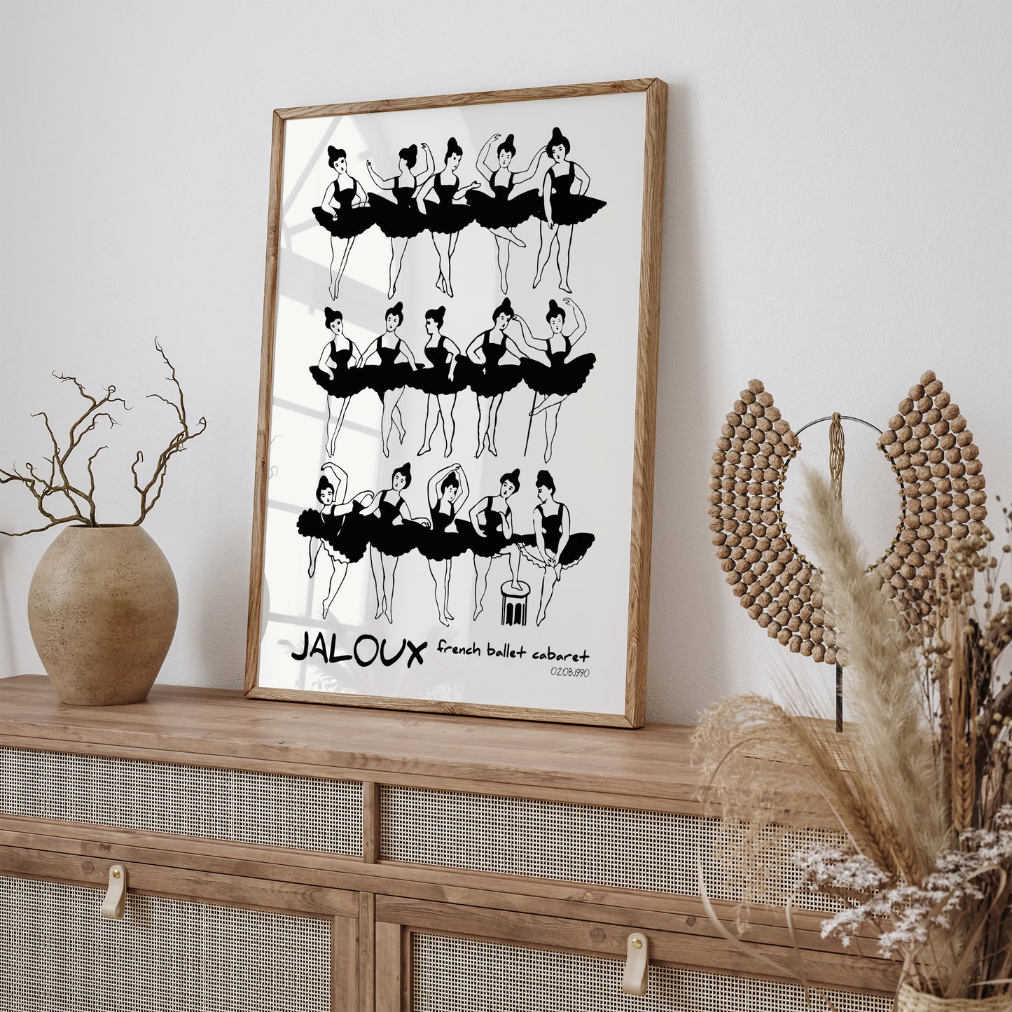 Jaloux French Ballet Cabaret Art Print