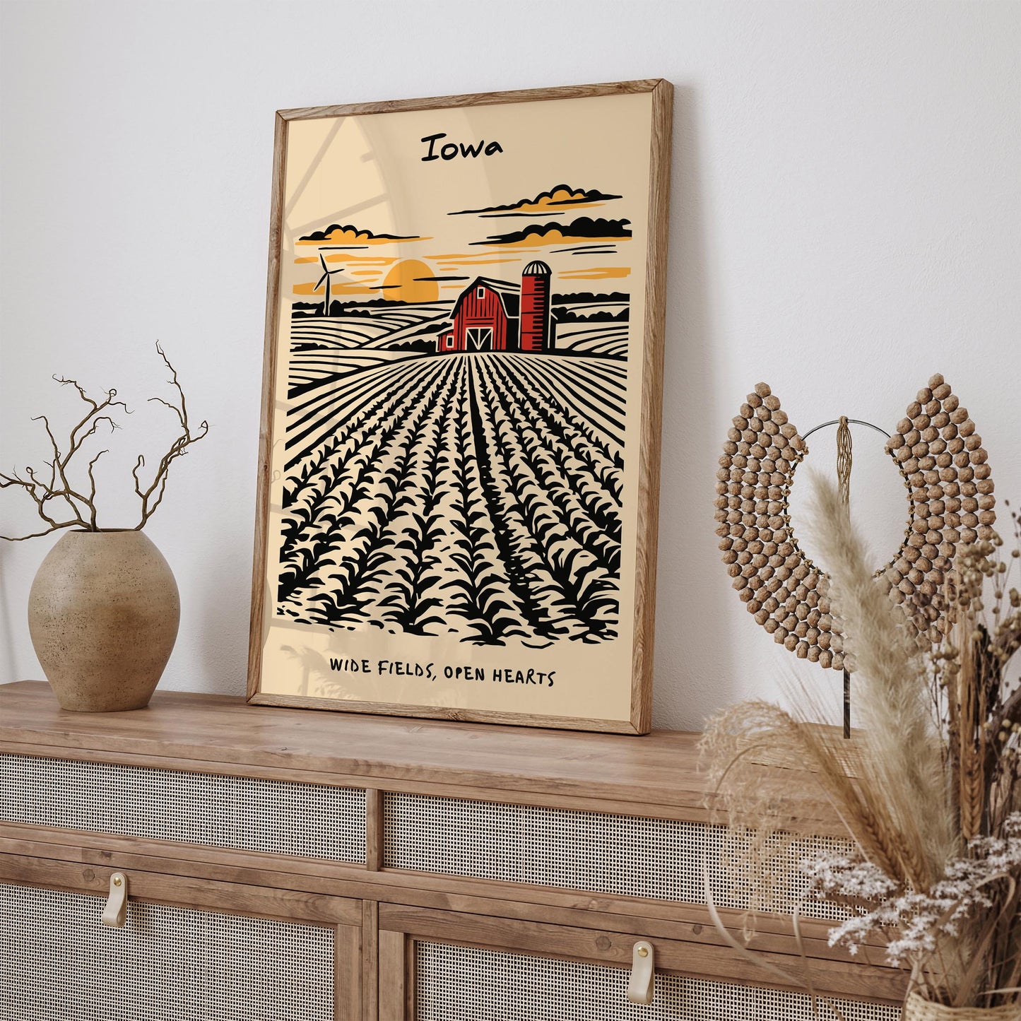 Iowa Landscape Poster