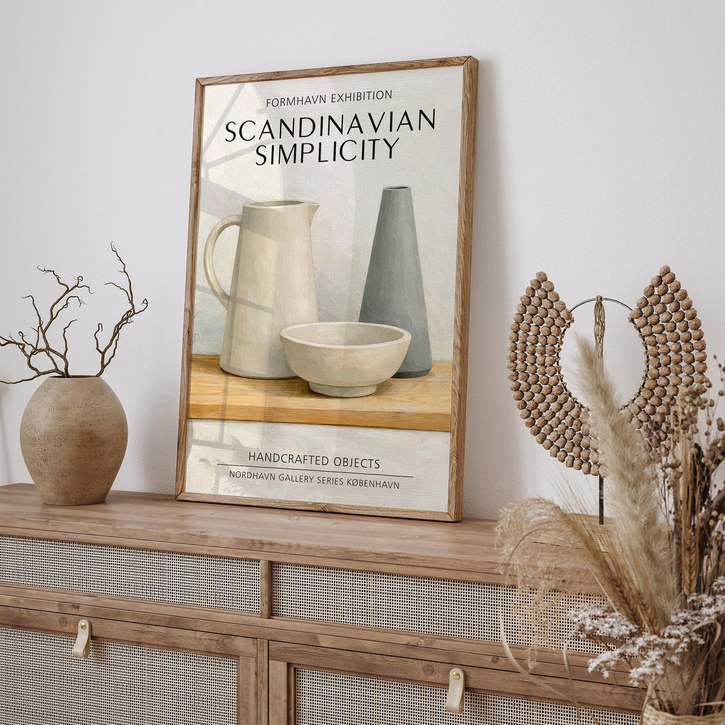 Scandinavian Simplicity Exhibition Poster