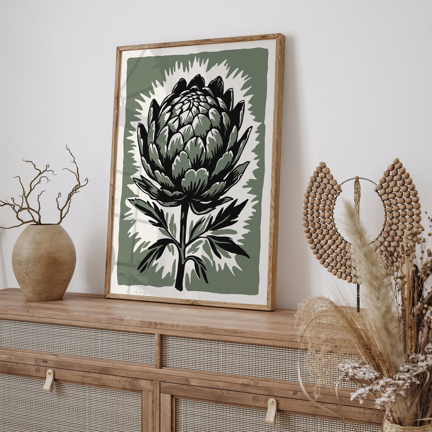 Artichoke Aesthetic Art Print