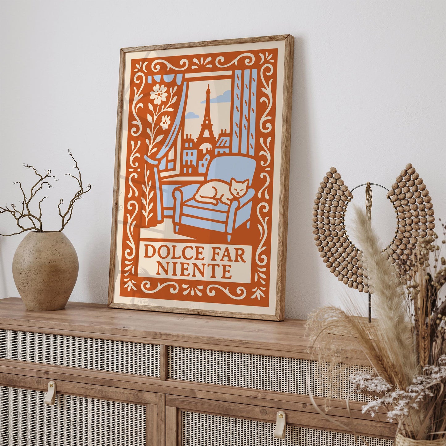 Dolce Far Niente in Paris Poster