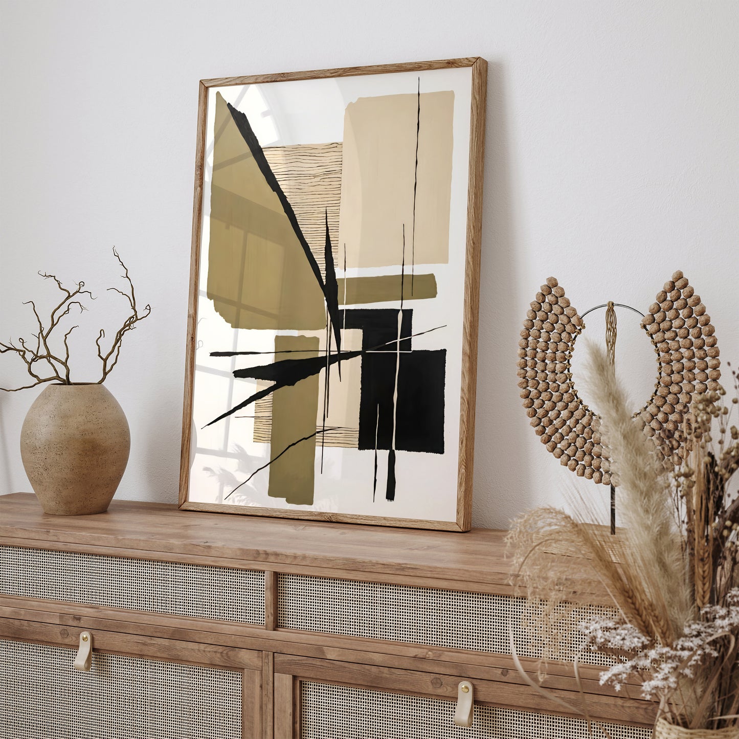 Green Abstract Art for Trendy 2024 Home Decor