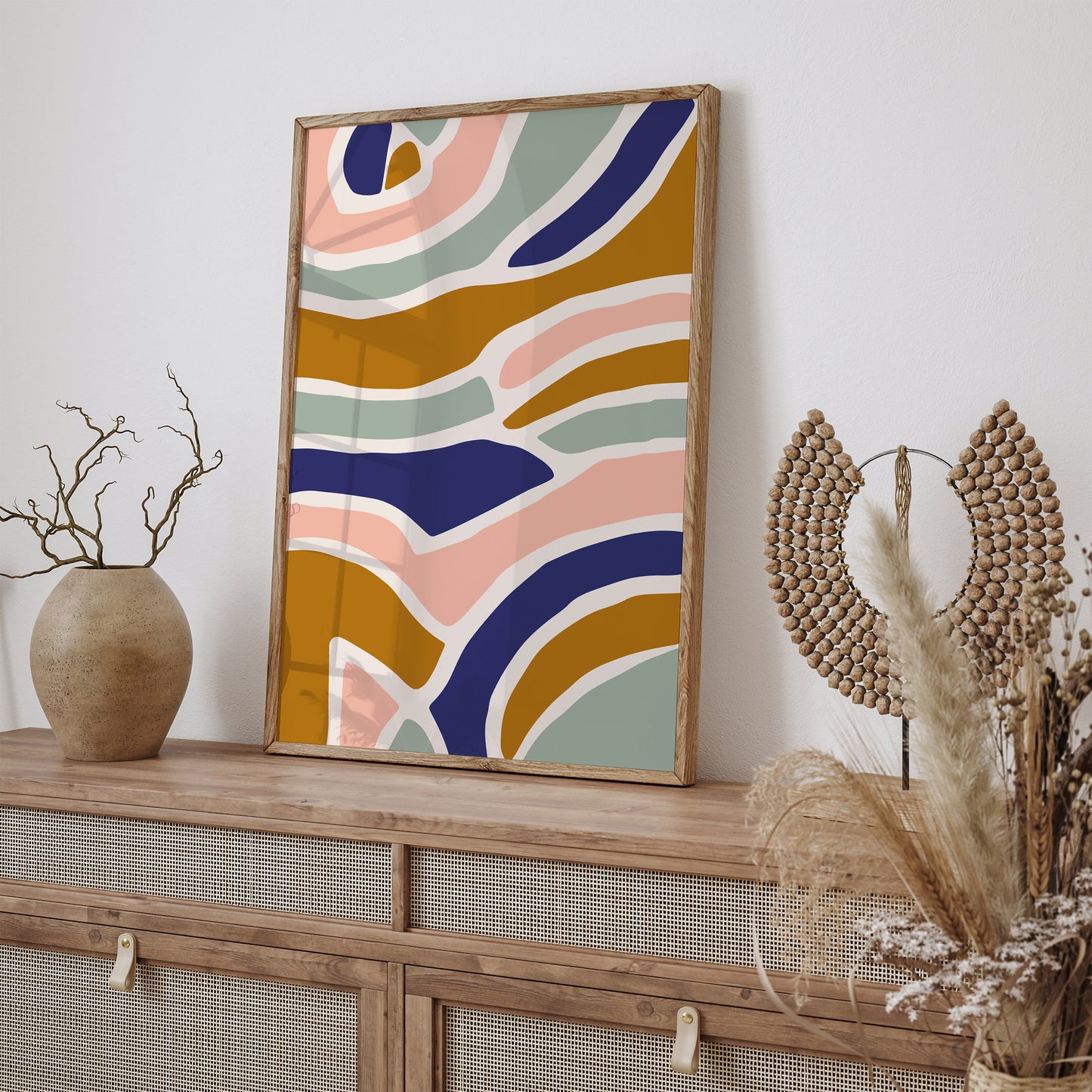 Vibrant Abstract Art Print - Contemporary Home Decor