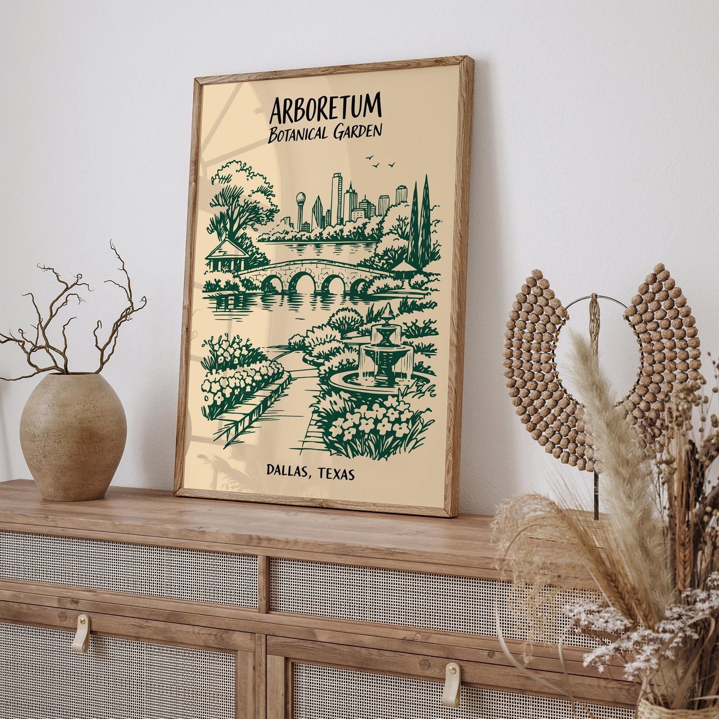 Dallas Arboretum Botanical Garden Poster