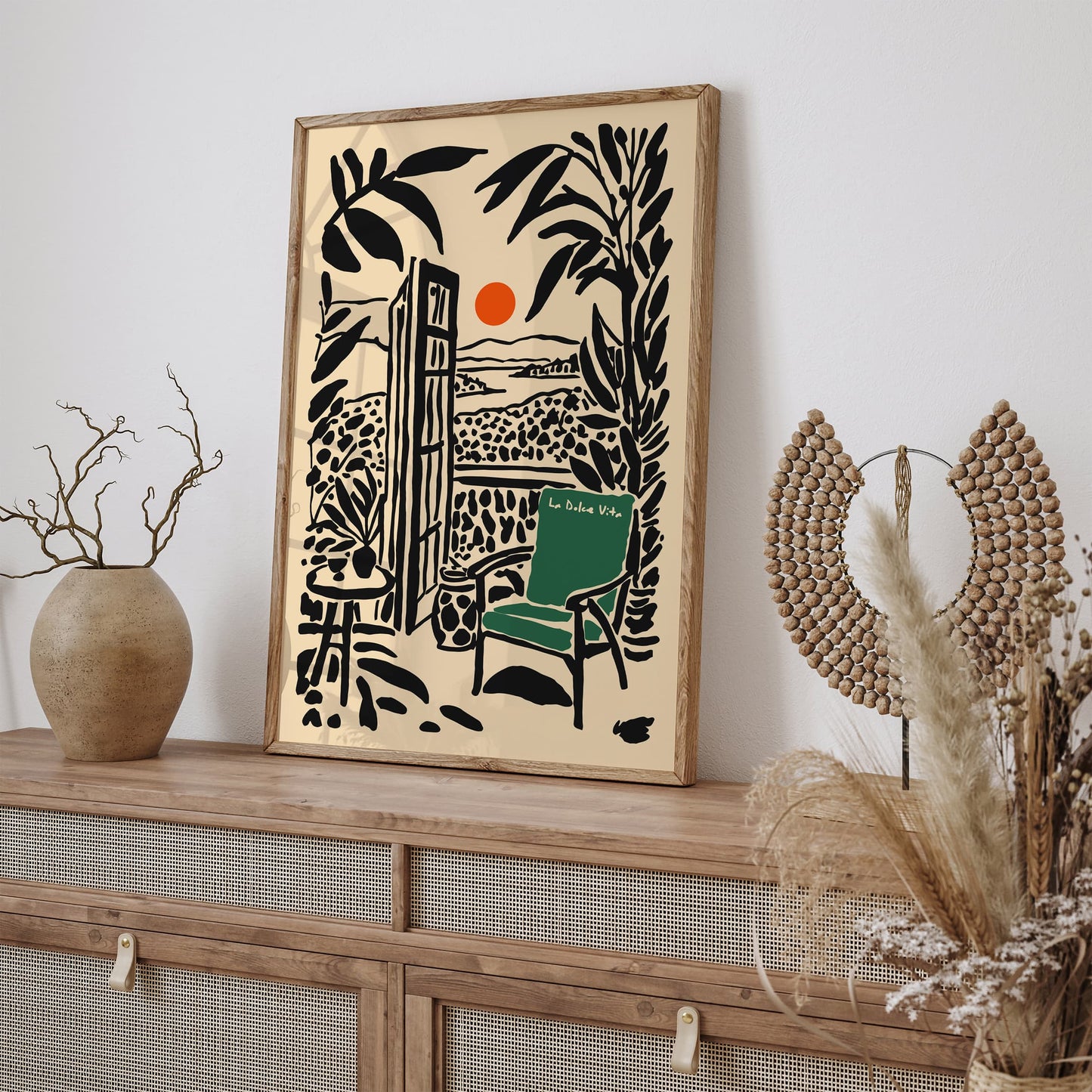 La Dolce Vita Italian Holiday Travel Poster