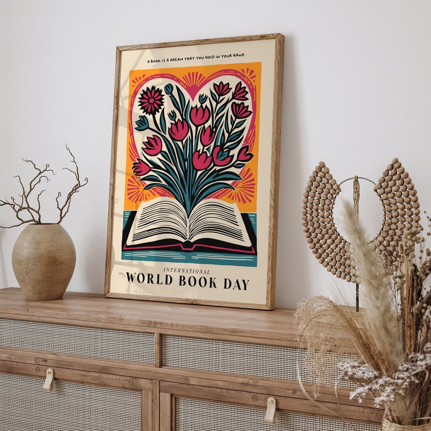 World Book Day Vintage Art Print