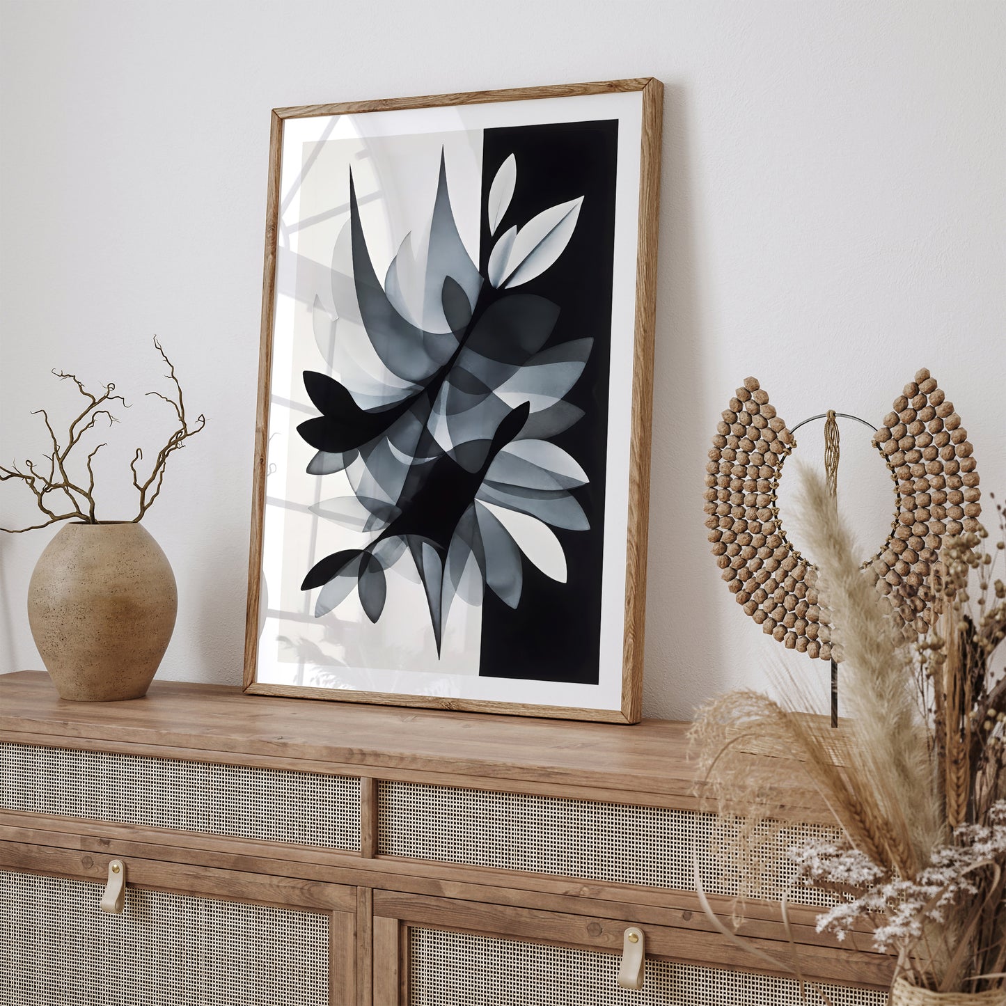Modern Abstract Shapes Wall Art