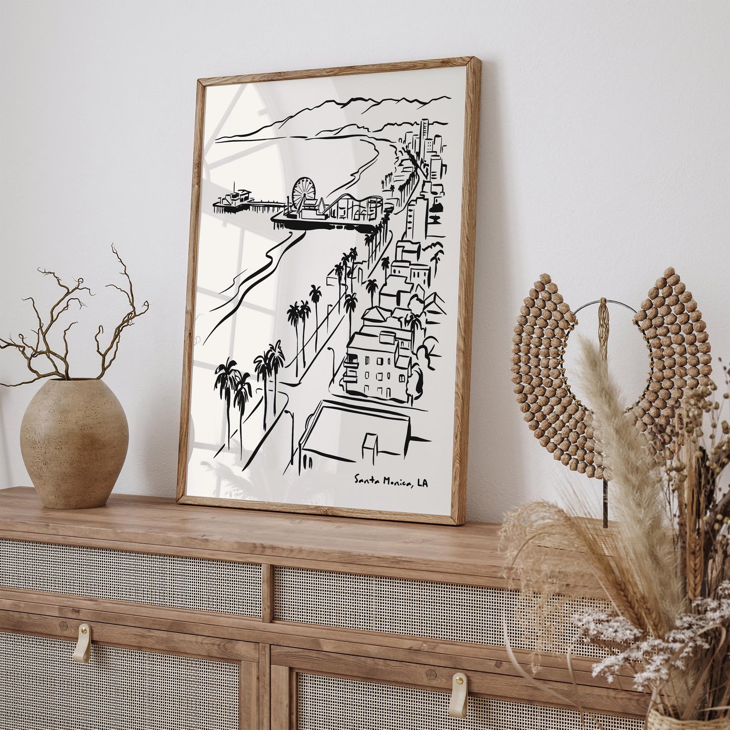 Santa Monica Los Angeles California Poster