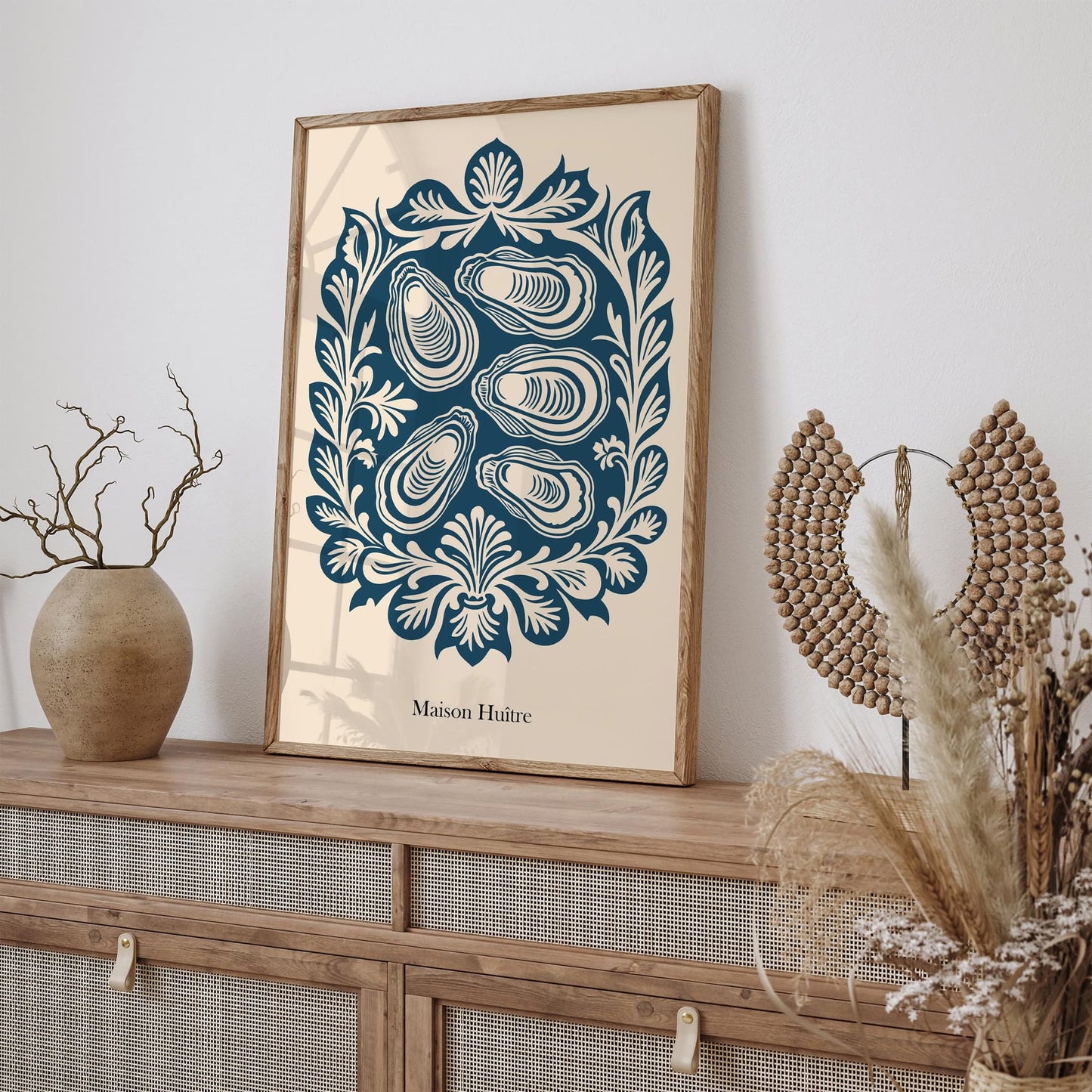 Maison Huître Oyster House Poster